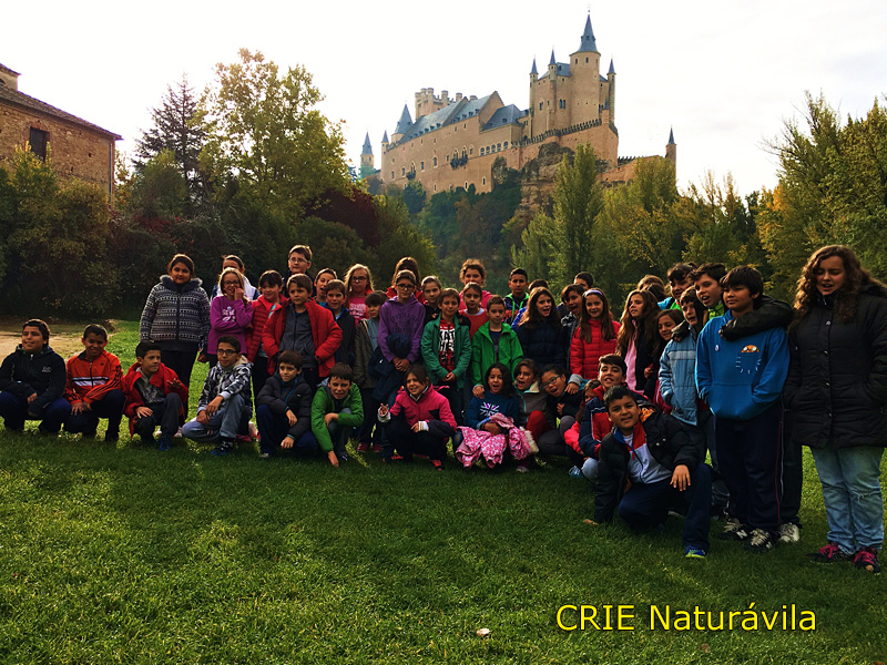 Visita cultural a Segovia de alumnos del CRIE Naturávila, convivencia 2