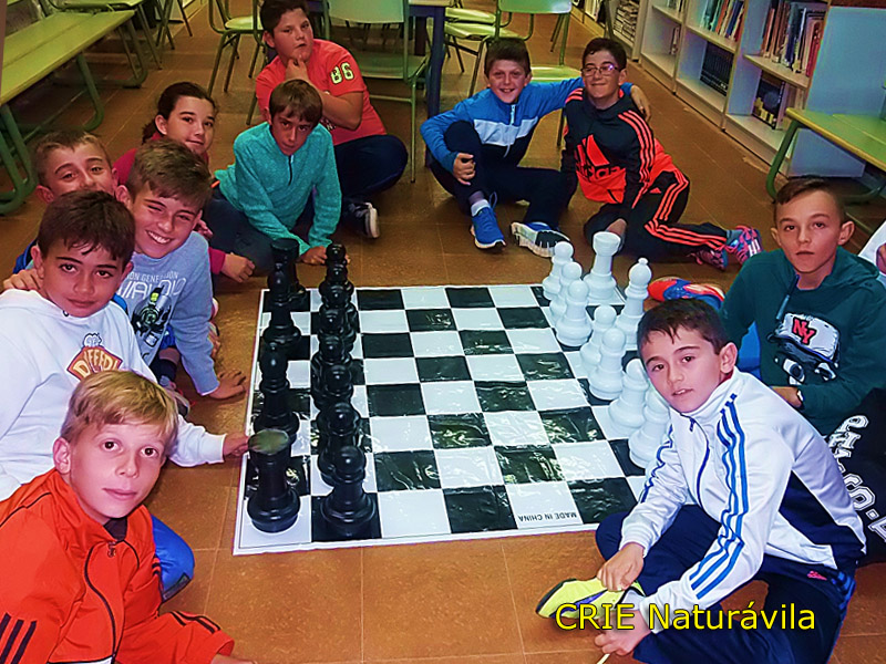 Master chess junior en el CRIE Naturávila, convivencia 5