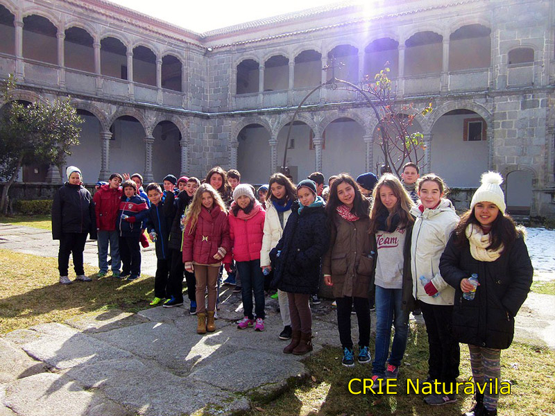 Visita al monasterio de Santo Tomás en la convivencia nº 12 del CRIE Naturávila