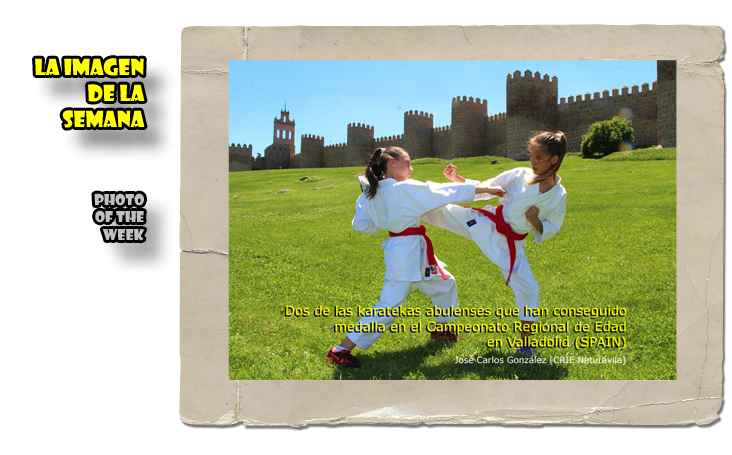 Dos de las karatekas abulenses que consiguieron medalla en el Campeonato Autonómico de Edades en Valladolid